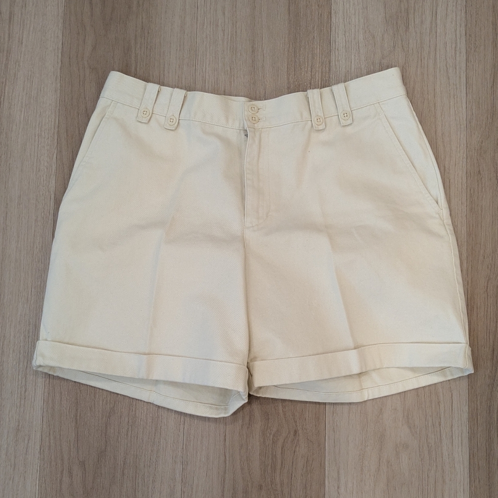 Lauren Ralph Lauren Cream Shorts Size 10P